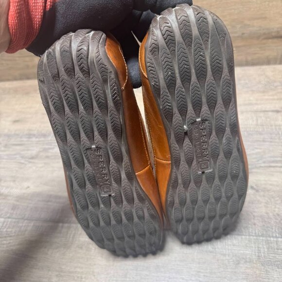 Sperry Hampden Brown Leather Penny Loafers Men's Size 10.5 - Picture 4 of 7